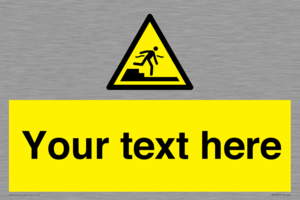 Custom warning Submerged step or steps